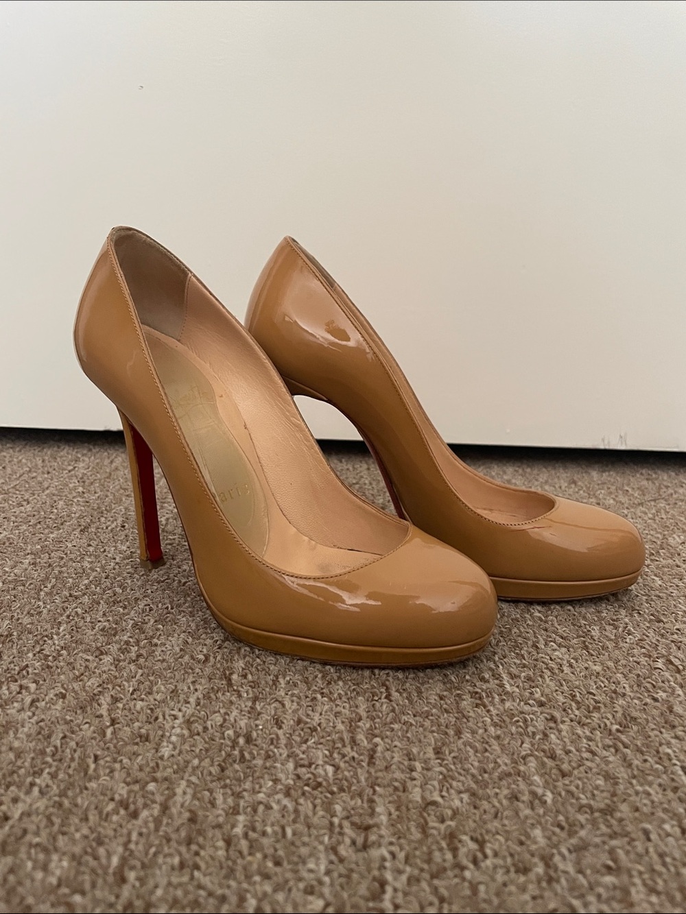 Christian Louboutin Nude Fifille Patent Leather 100